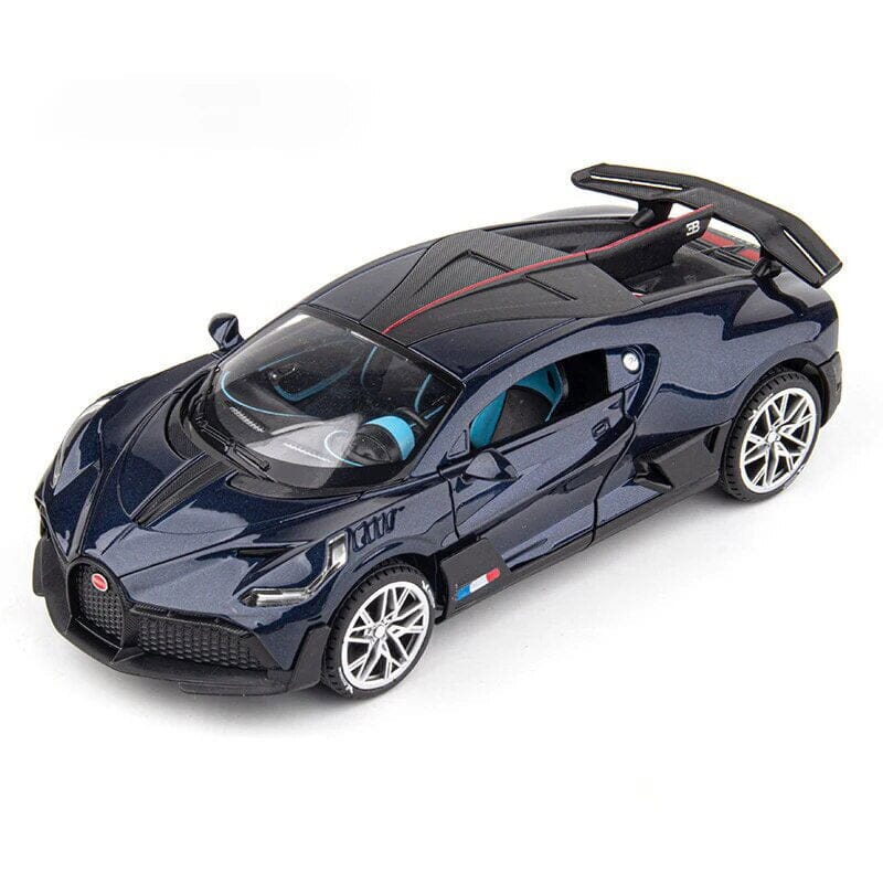 Bugatti Divo em Metal (Escala 1:24) Maxi-Miniatura Bugatti Divo em Metal (Escala 1:24) Guzer Racing Azul 