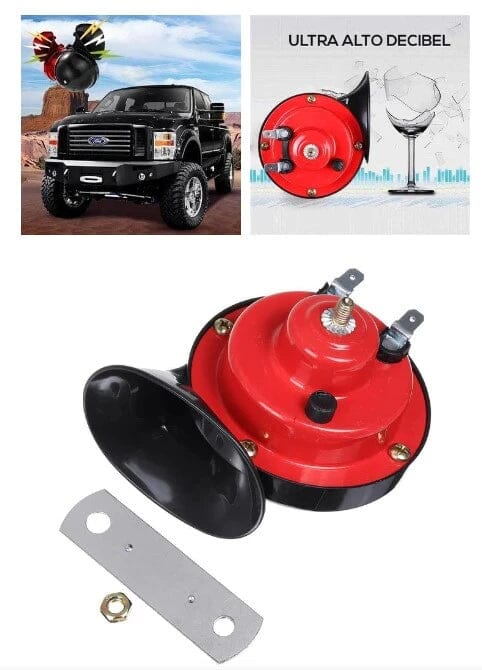 Buzina HornBlaster 300DB – Alta Potência para Carro, Moto, Van Minha loja 
