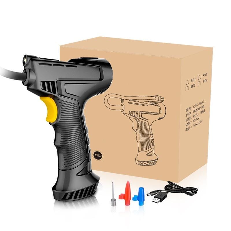 Calibrador de Pneus Digital + 3 Bicos Diferentes - AirPistol automotivo 15 Guzer Racing 