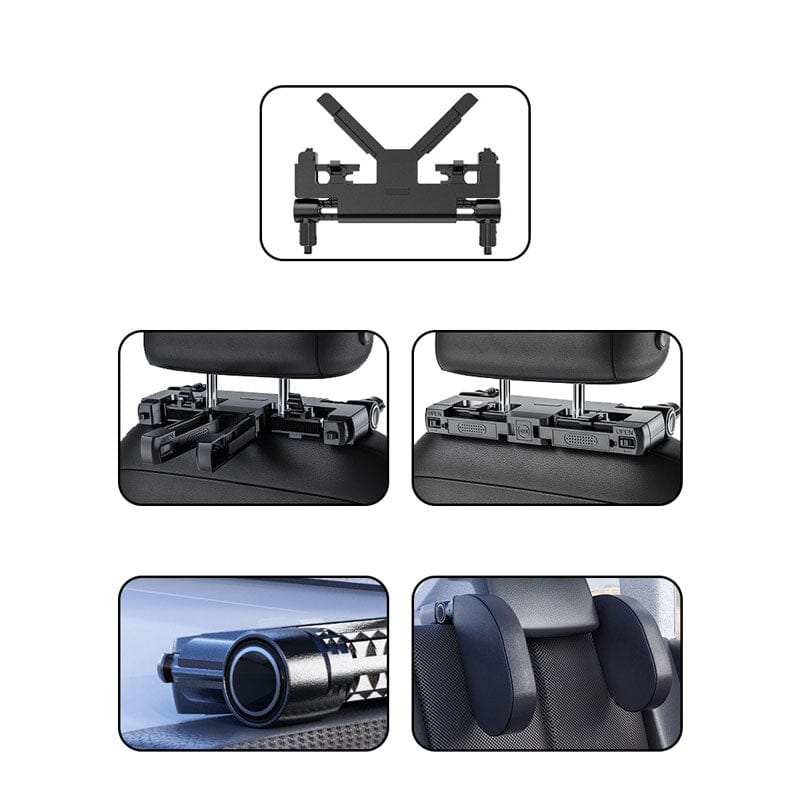 CalmSleep - Encosto de Cabeça para Carro (Em Couro Ecológico) Apoio de Cabeça Infantil para Carro Guzer Racing 