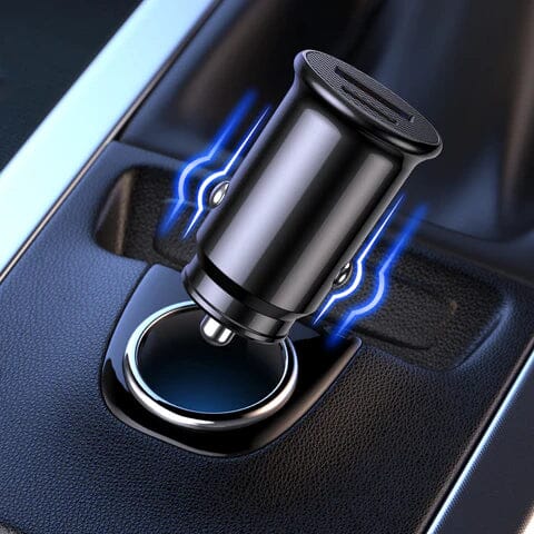 Carregador Veicular Ultra Rápido - Com 2 Portas USB Carregador Veicular Ultra Rápido - Com 2 Portas USB Guzer Racing 