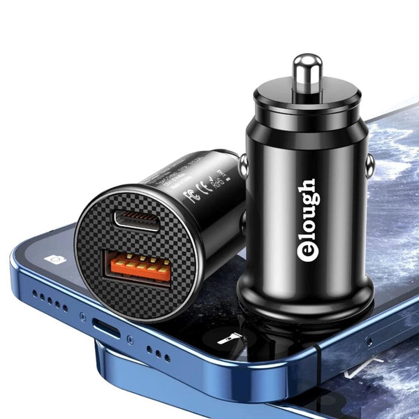Carregador Veicular Ultra Rápido - Com 2 Portas USB Carregador Veicular Ultra Rápido - Com 2 Portas USB Guzer Racing 
