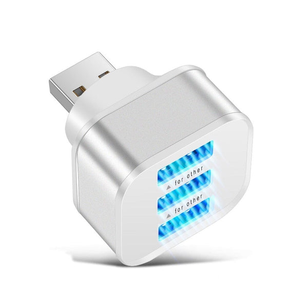 Conector Hub USB de Carro 3 em 1 Ultra Veloz 0 Minha loja 