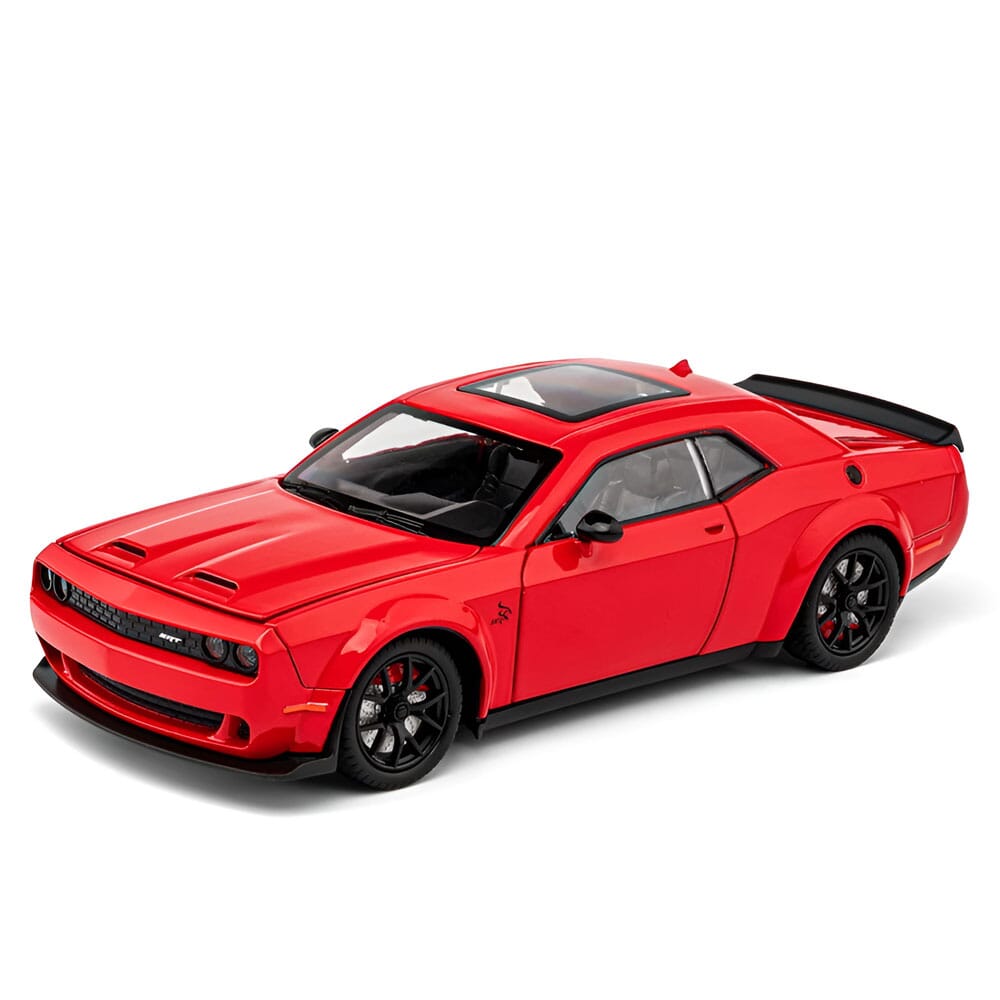 Dodge Challenger SRT Hellcat 1:24 Dodge Challenger SRT Hellcat 1:24 Guzer Racing Vermelho 