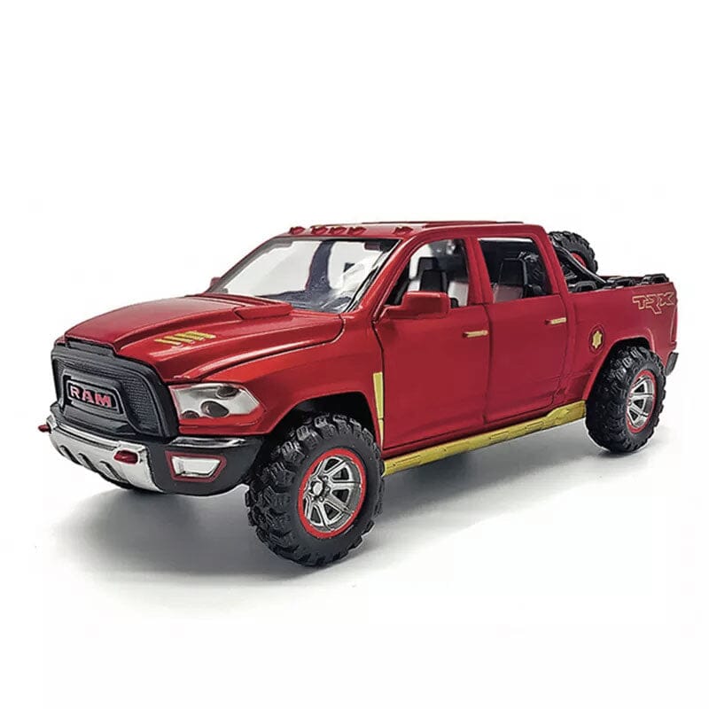 Dodge RAM em Escala 1:32 Dodge RAM em Escala 1:32 Guzer Racing Vermelha 