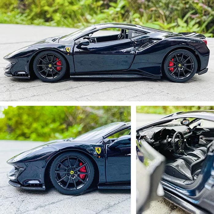 Ferrari 488 Pista em Escala 1:24 Ferrari 488 Pista Escala 1:24 Guzer Racing 
