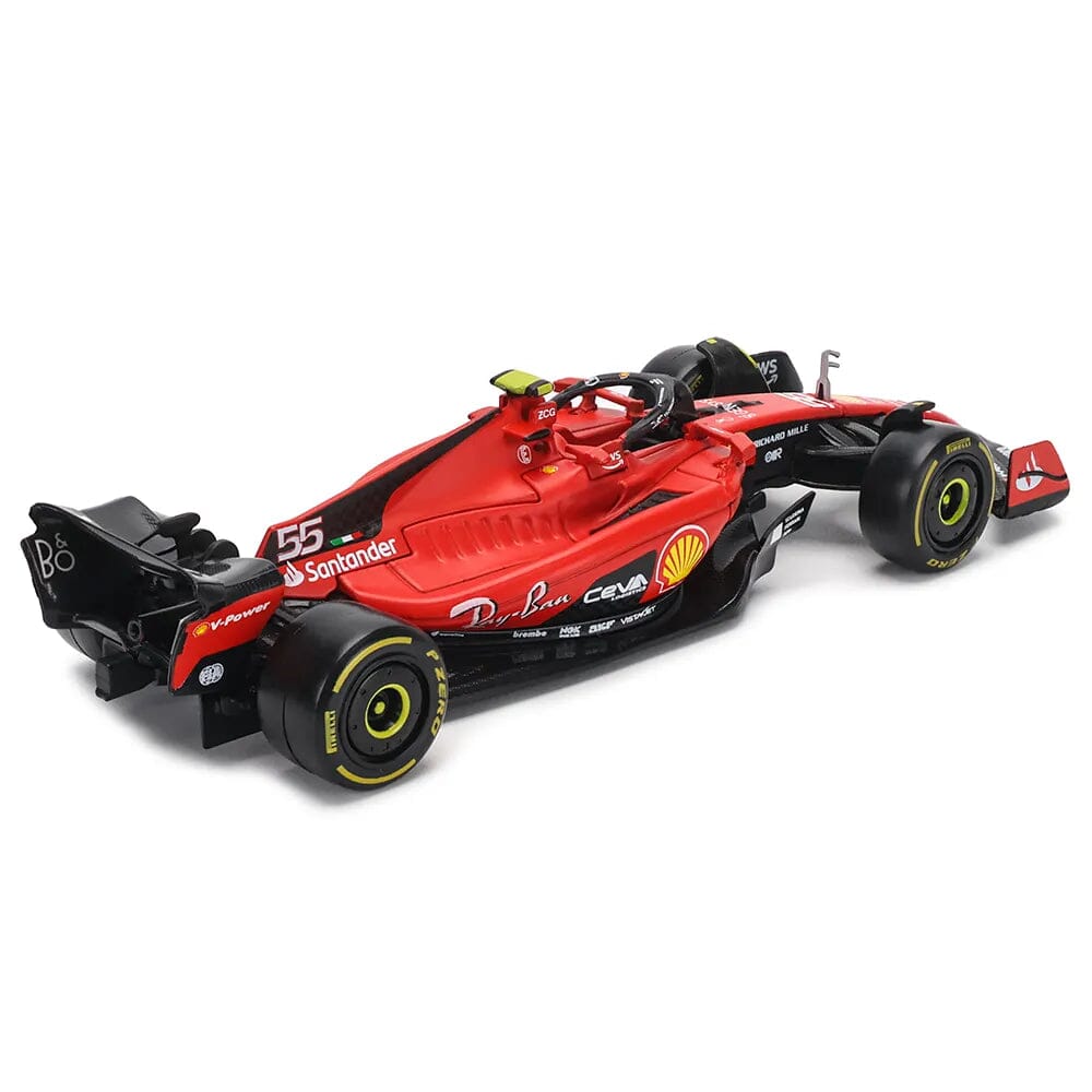 Ferrari F1 Modelo SF23 Ano 2023 Ferrari F1 Modelo SF23 Ano 2023 (Escala 1:43) Guzer Racing Modelo Básico - 55 Carlos Sainz 