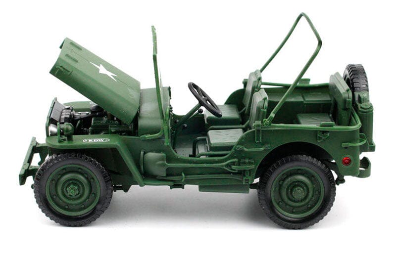 Jeep Willys MB 1941 (Escala 1:18) Super-Miniatura de Jeep Willys MB 1941 (Escala 1:18) Guzer Racing 