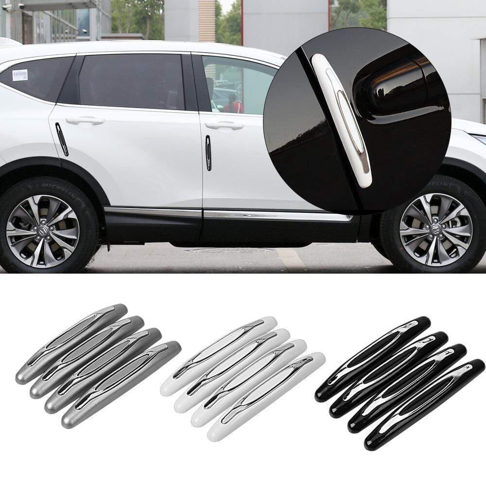 Kit com 4 Protetores Anti Colisão para Automóvel automotivo 23 Guzer Racing Preto 