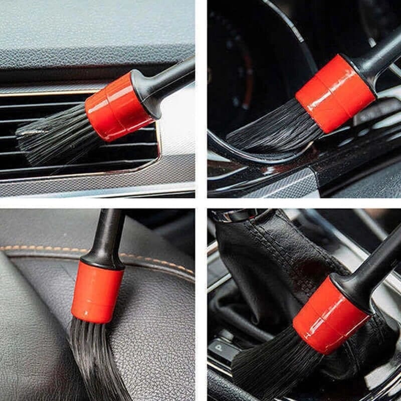 Kit Escovas para Higienização Automotiva Profissional Kit Escovas para Higienização Automotiva Profissional Guzer Racing 