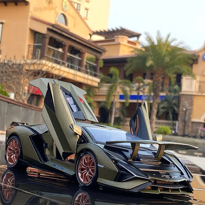 Lamborghini Sián (Escala 1:18) Super-Miniatura de Lamborghini SIAN (Escala 1:18) Guzer Racing 