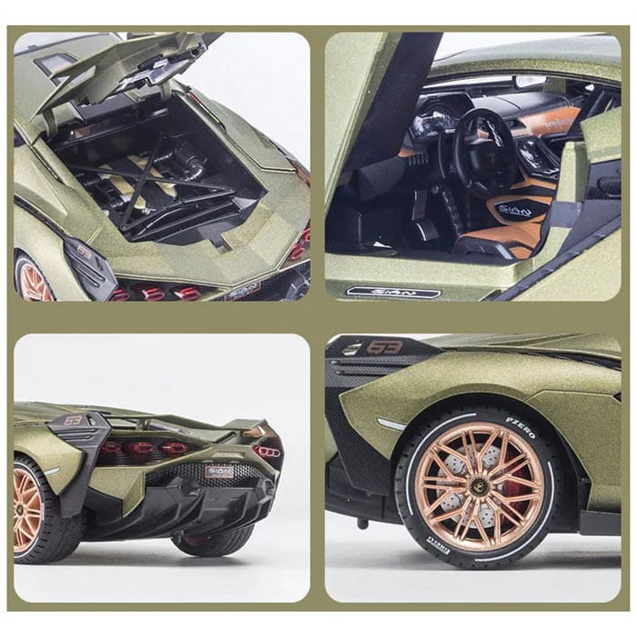Lamborghini Sián (Escala 1:18) Super-Miniatura de Lamborghini SIAN (Escala 1:18) Guzer Racing 