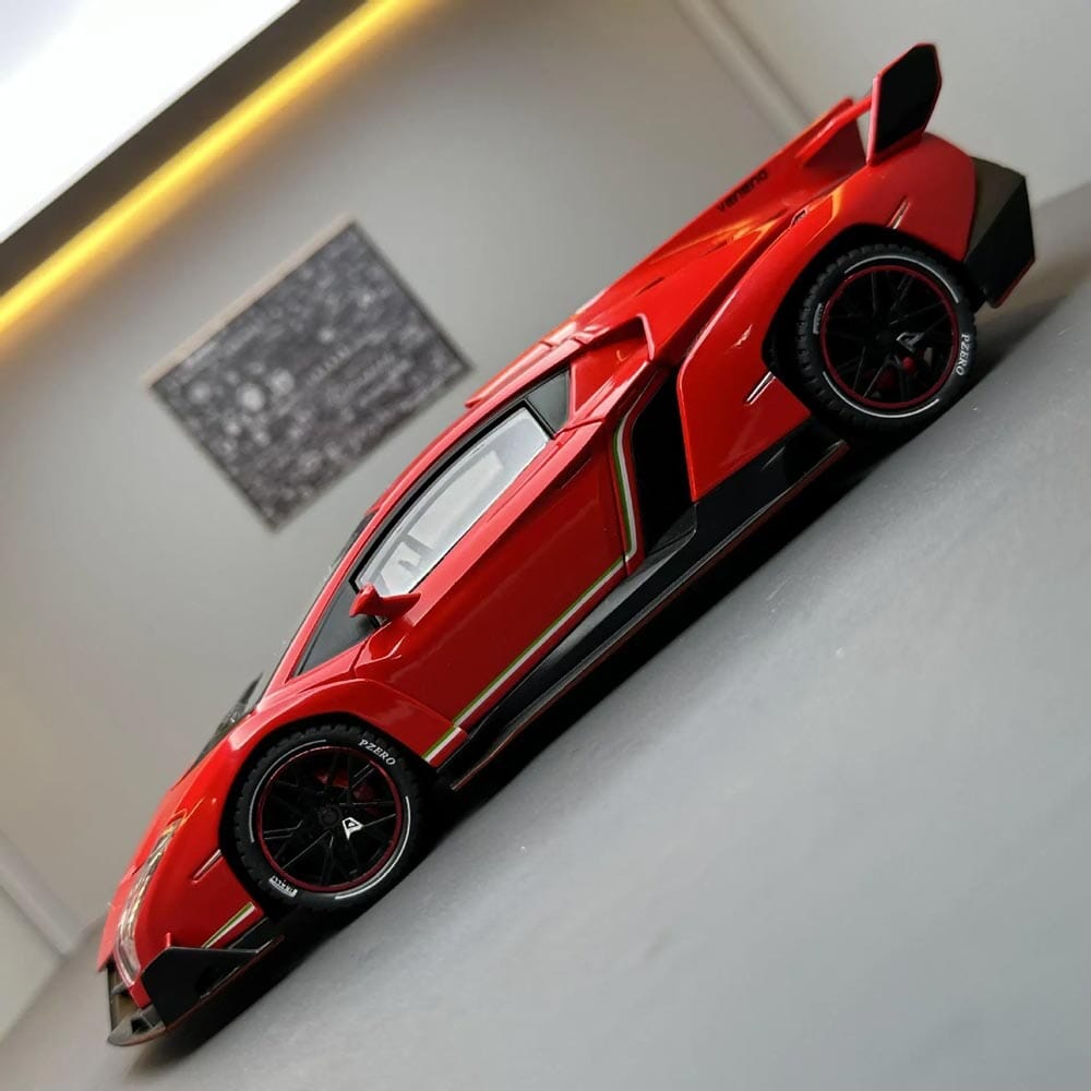 Lamborghini Veneno em Escala 1:24 Lamborghini Veneno em Escala 1:24 Guzer Racing 