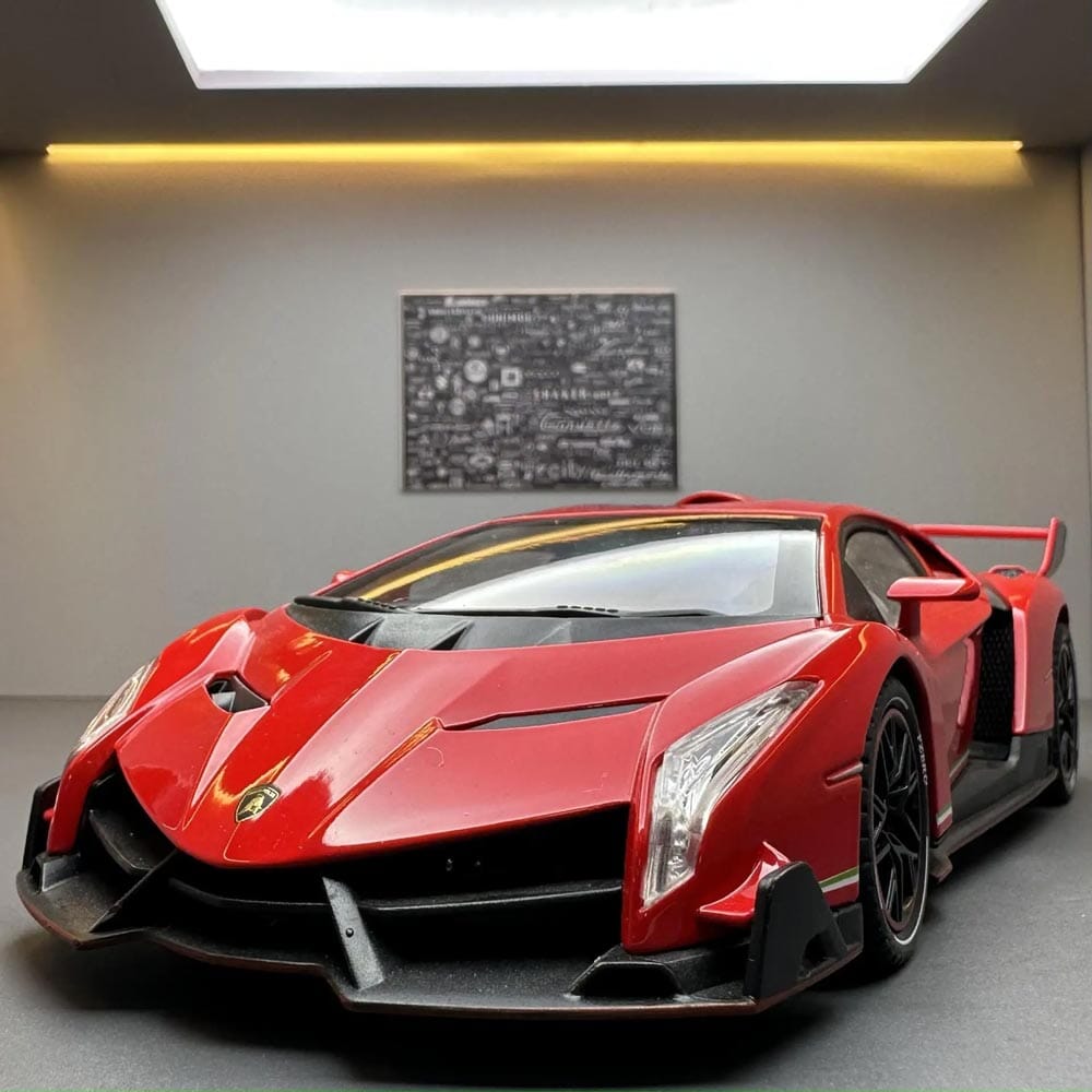 Lamborghini Veneno em Escala 1:24 Lamborghini Veneno em Escala 1:24 Guzer Racing 