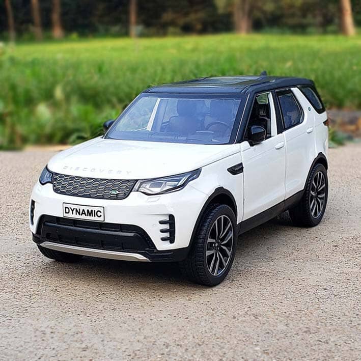 Land Rover Discovery R-Dynamic (1:24) Maxi-miniatura Range Rover Discovery R-Dynamic (1:24) Guzer Racing Branco 