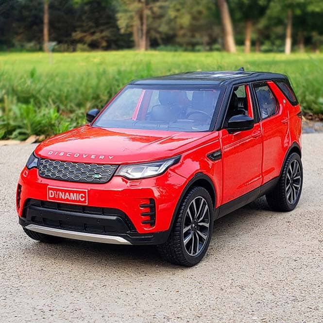 Land Rover Discovery R-Dynamic (1:24) Maxi-miniatura Range Rover Discovery R-Dynamic (1:24) Guzer Racing Vermelho 