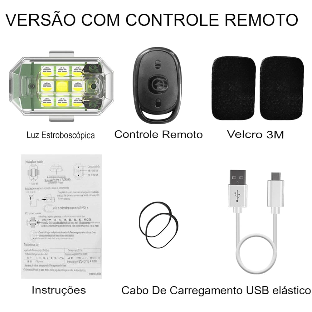 Luminix 3.0 - Lâmpada Flash Led Controle Remoto Sem Fio Luminix 3.0 - Lâmpada Flash Led Controle Remoto Sem Fio Minha loja 