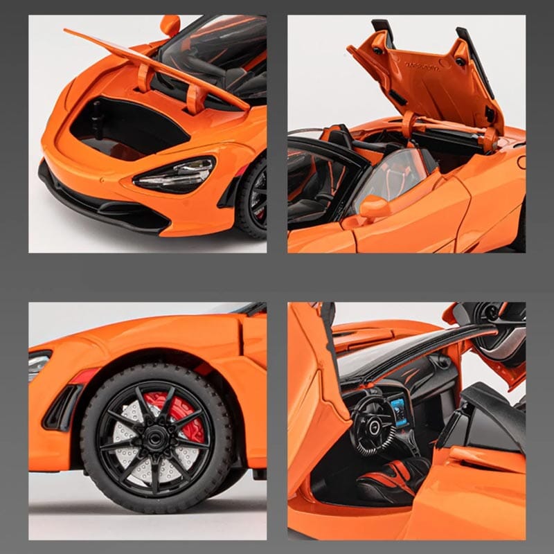 McLaren 720S (Escala 1:24) Maxi-Miniatura de McLaren 720S (Escala 1:24) Guzer Racing 