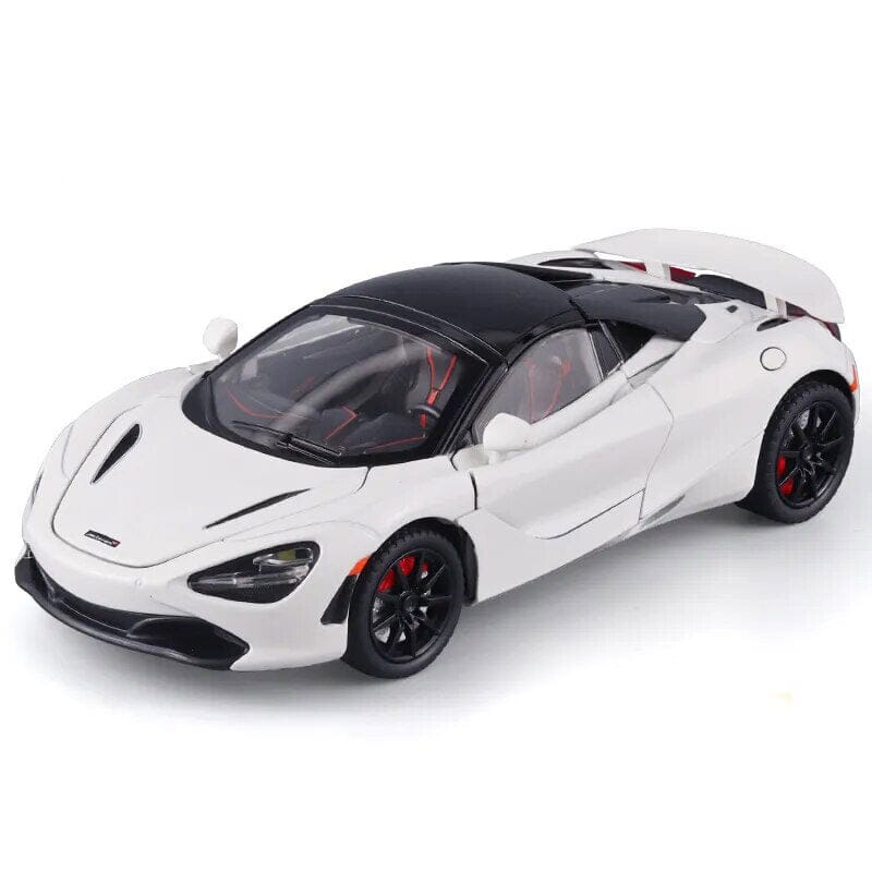 McLaren 720S (Escala 1:24) Maxi-Miniatura de McLaren 720S (Escala 1:24) Guzer Racing Branco 