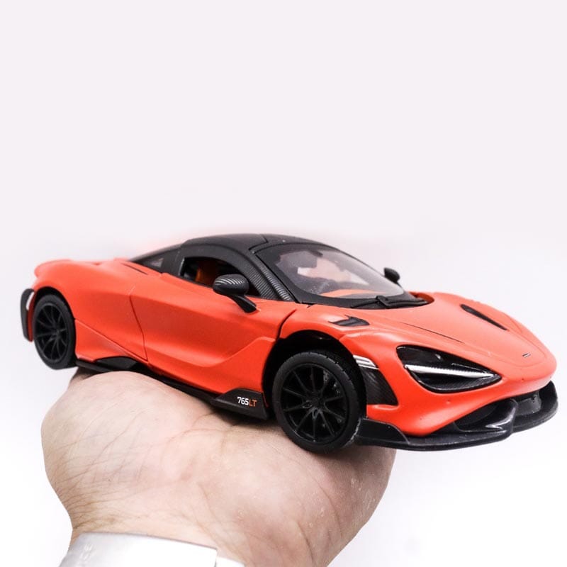 McLaren 765LT (Escala 1:24) McLaren 765lt (Escala 1:24) Guzer Racing Laranja Terra 