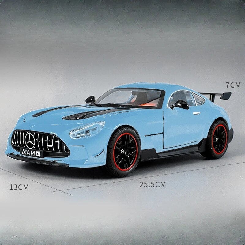 Mercedes GT3 AMG Maxi-Miniatura de Mercedes GT3 AMG (Escala 1:18) Guzer Racing Azul 