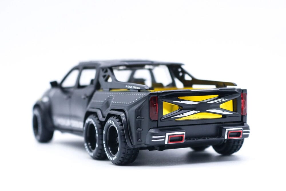 Mercedes X-Class Custom 6x6 em Escala 1:28 Mercedes X-Class Custom 6x6 em Escala 1:24 Guzer Racing 