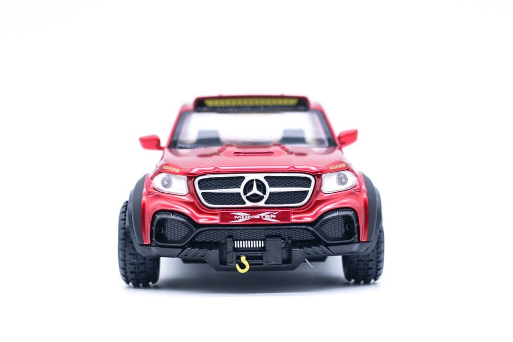 Mercedes X-Class Custom 6x6 em Escala 1:28 Mercedes X-Class Custom 6x6 em Escala 1:24 Guzer Racing 