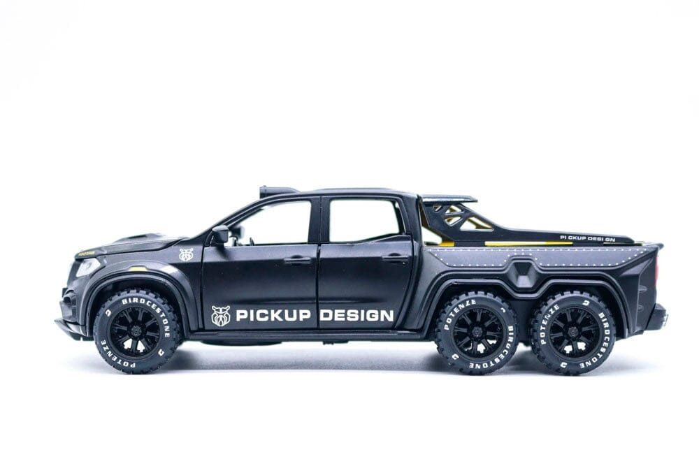 Mercedes X-Class Custom 6x6 em Escala 1:28 Mercedes X-Class Custom 6x6 em Escala 1:24 Guzer Racing 