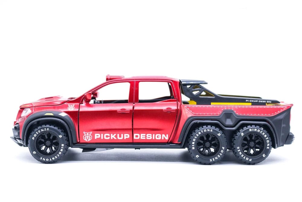 Mercedes X-Class Custom 6x6 em Escala 1:28 Mercedes X-Class Custom 6x6 em Escala 1:24 Guzer Racing 