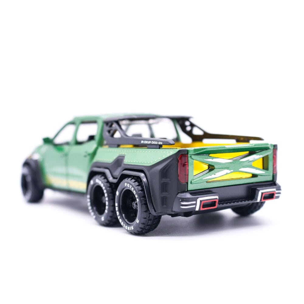 Mercedes X-Class Custom 6x6 em Escala 1:28 Mercedes X-Class Custom 6x6 em Escala 1:24 Guzer Racing 