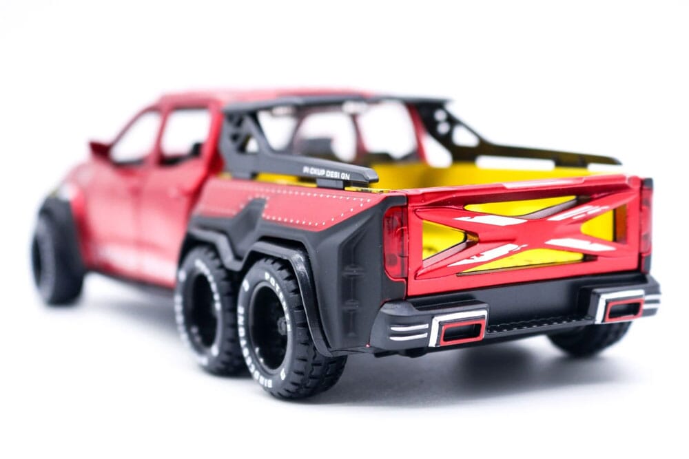 Mercedes X-Class Custom 6x6 em Escala 1:28 Mercedes X-Class Custom 6x6 em Escala 1:24 Guzer Racing 