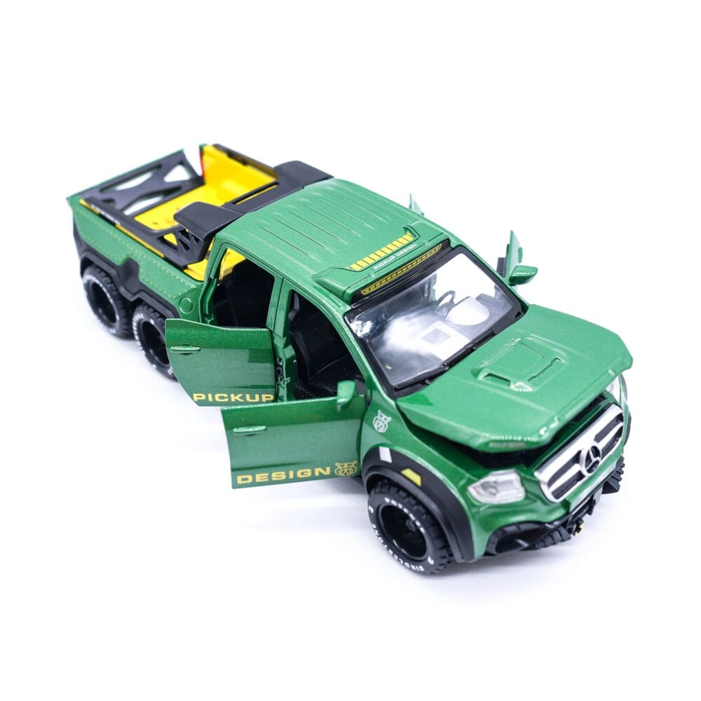 Mercedes X-Class Custom 6x6 em Escala 1:28 Mercedes X-Class Custom 6x6 em Escala 1:24 Guzer Racing 