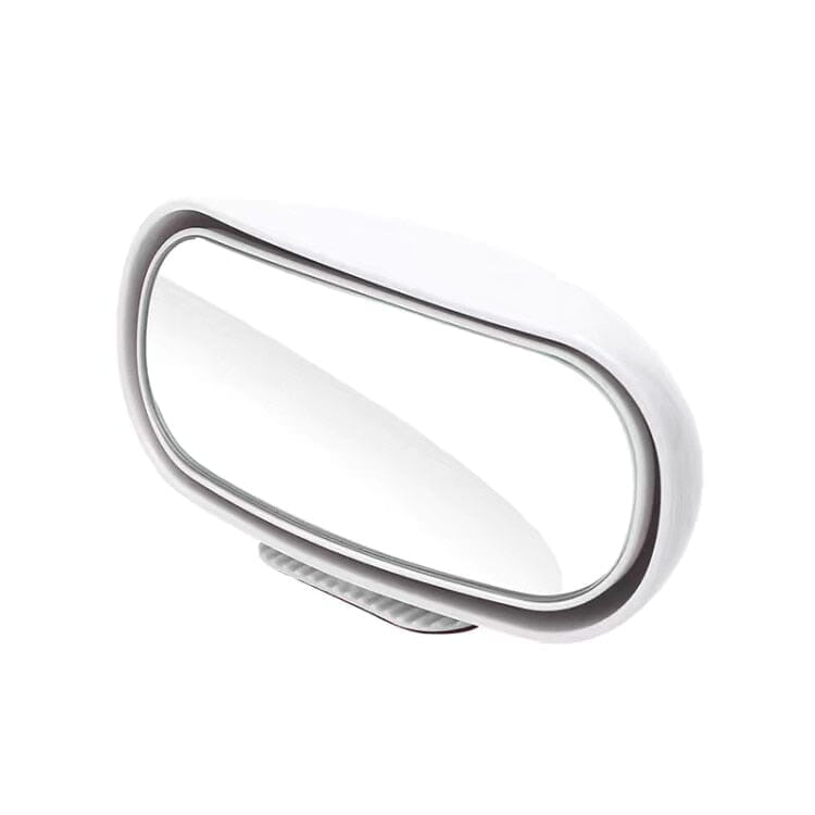 Mini Espelho Retrovisor Universal Ajustável 360° Ponto Cego 0 Minha loja Branco 