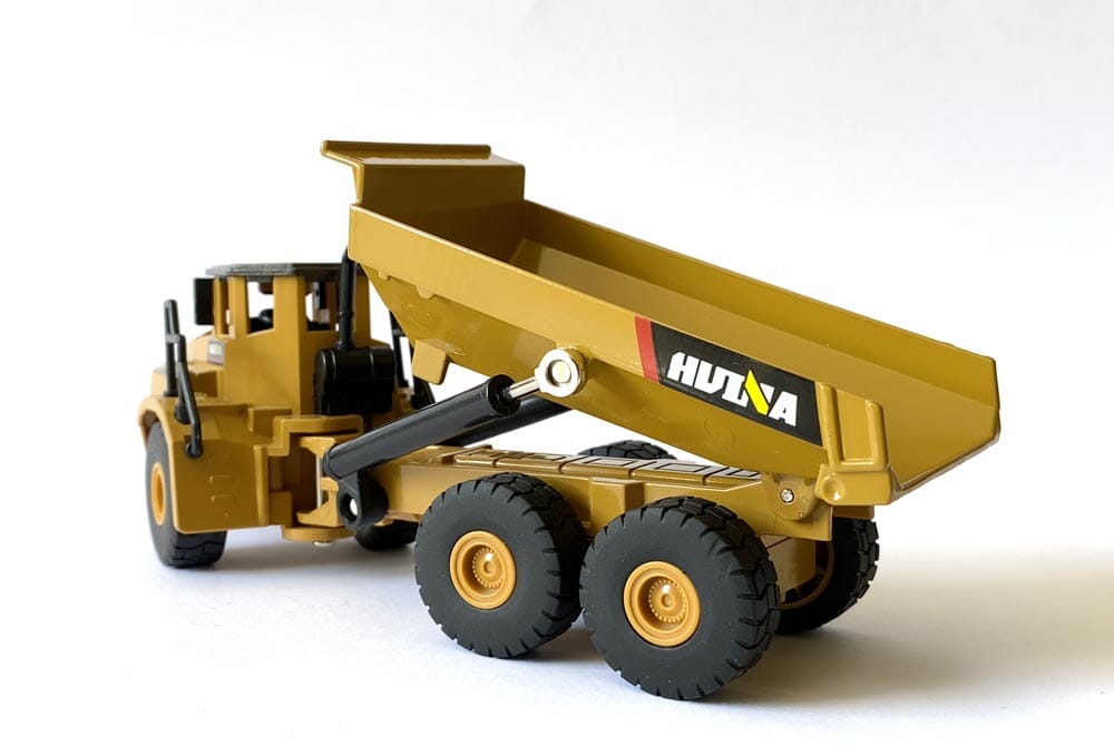 Miniatura de Caminhão de Mineração em Metal HUINA Miniatura de Caminhão de Mineração em Metal HUINA Guzer Racing 