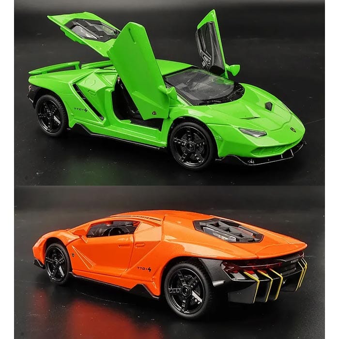 Miniatura de Lamborghini LP770-4 em Metal (Escala 1:32) Miniatura de Lamborghini LP770-4 em Metal (Escala 1:32) Guzer Racing 