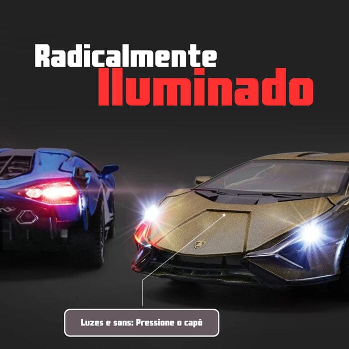 Miniatura de Lamborghini Sián em Metal (Escala 1:32) Miniatura de Lamborghini Sián em Metal (Escala 1:32) Guzer Racing 