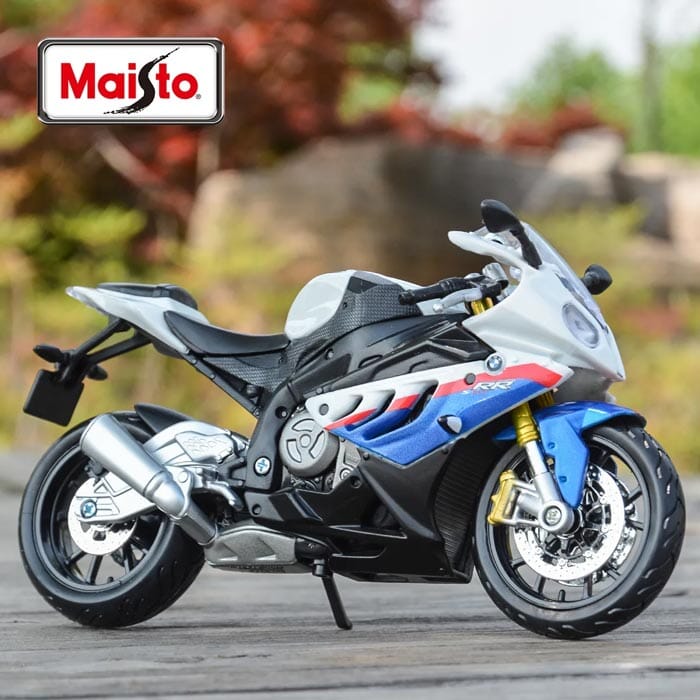 Miniatura de Moto BMW S1000RR Miniatura de Moto BMW S1000RR (Escala 1:12) Guzer Racing 