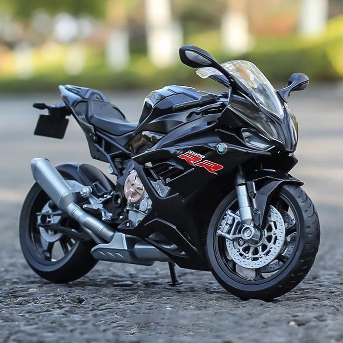 Miniatura de Moto BMW S1000RR Miniatura de Moto BMW S1000RR (Escala 1:12) Guzer Racing 