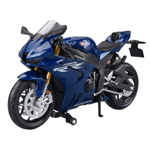 Miniatura de Moto Honda CBR 1000RR Miniatura de Moto Honda CBR 1000RR (Escala 1:12) Guzer Racing Azul 