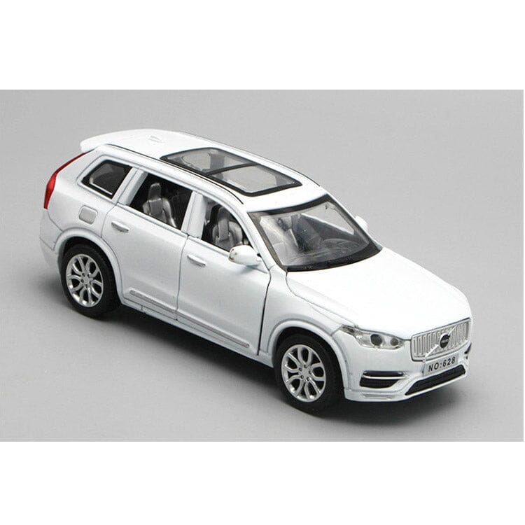 Miniatura de Volvo XC90 em Metal com Som, Luz e Fricção Miniatura de Volvo XC90 em Metal Guzer Racing 