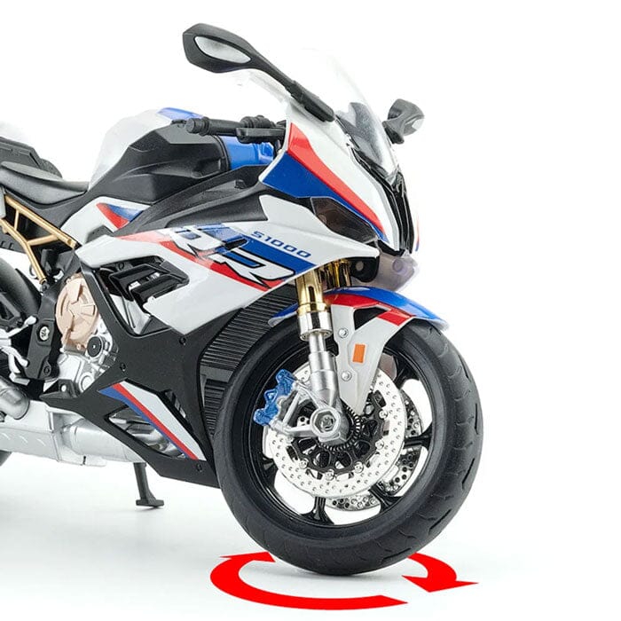 Miniatura Gigante de Moto BMW S1000RR em Metal Miniatura Gigante de Moto BMW S1000RR em Metal Guzer Racing 