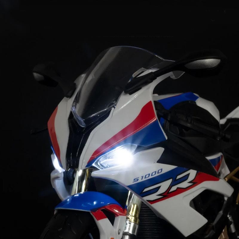 Miniatura Gigante de Moto BMW S1000RR em Metal Miniatura Gigante de Moto BMW S1000RR em Metal Guzer Racing 
