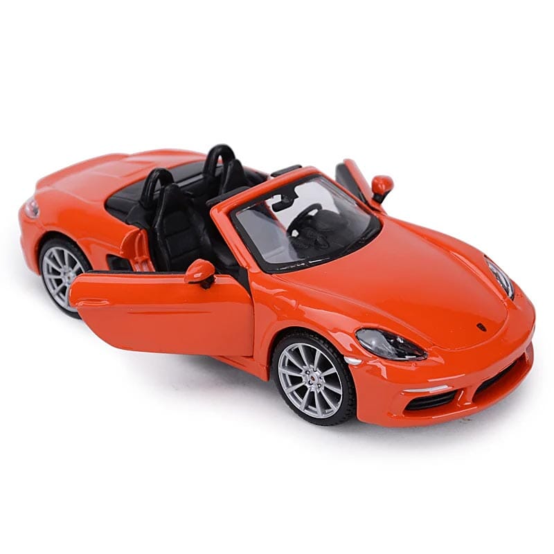 Porsche 718 Boxster (Escala 1:24) Guzer Racing Laranja 