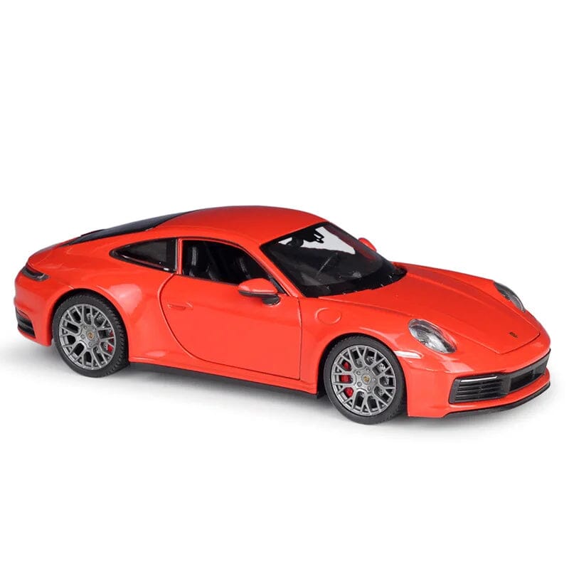 Porsche 911 Carrera 4S em Escala 1:24 Porsche 911 Carrera 4S em Escala 1:24 Guzer Racing Vermelho 