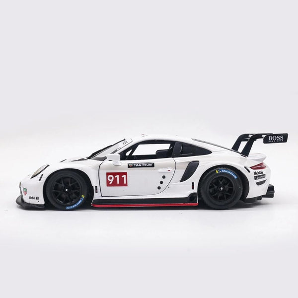 Porsche 911 RSR em Escala 1:24 Porsche 911 RSR em Escala 1:24 Guzer Racing Branco 